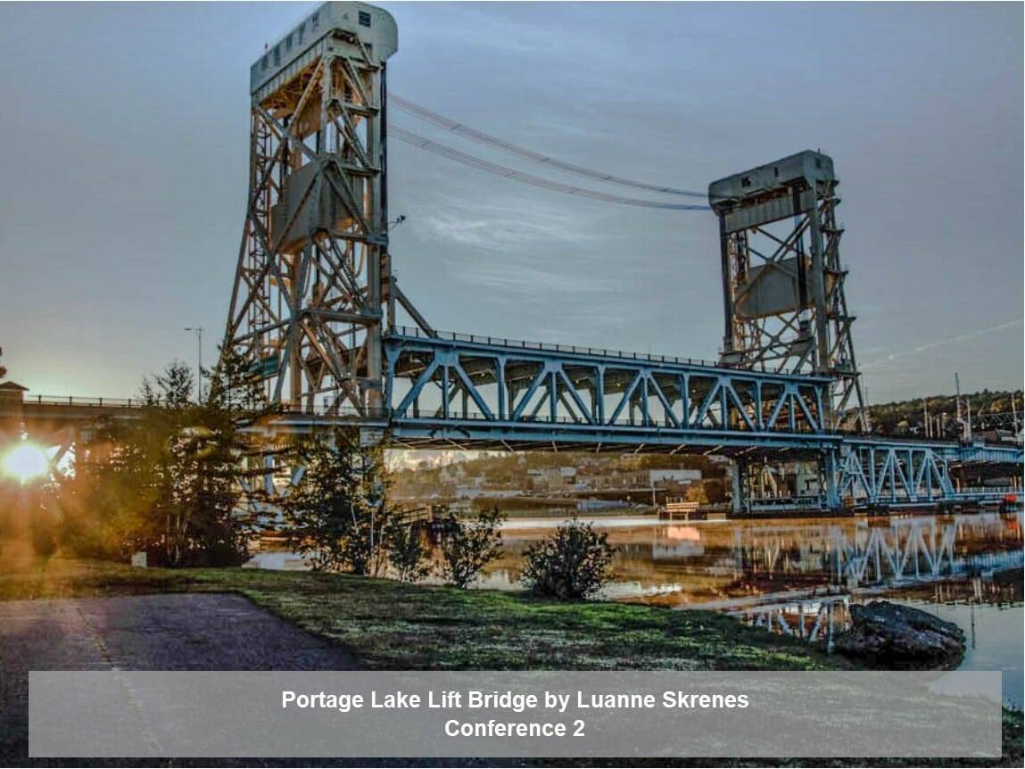 Portage Lake Lift Bridge by Luanne Skrenes